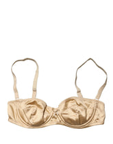 Dolce & Gabbana Beige Semi-Pad Underwire Balconette Bra Underwear - IT2 | S