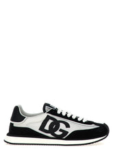 Dolce & Gabbana Bicolor Calfskin Athletic Sneakers