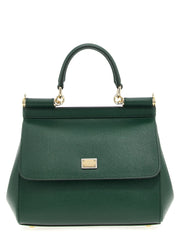 Dolce & Gabbana Bicolor Calfskin Handbag