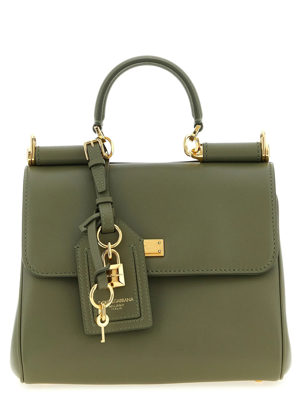 Dolce & Gabbana Bicolor Calfskin Handbag