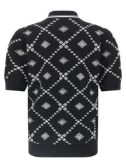 Dolce & Gabbana Bicolor Cashmere Polo Shirt - IT52 | XL