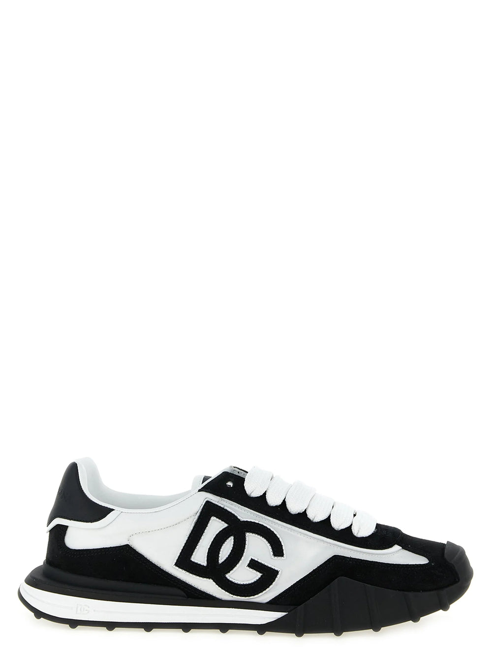 Dolce & Gabbana Bicolor Polyamide Athletic Sneakers