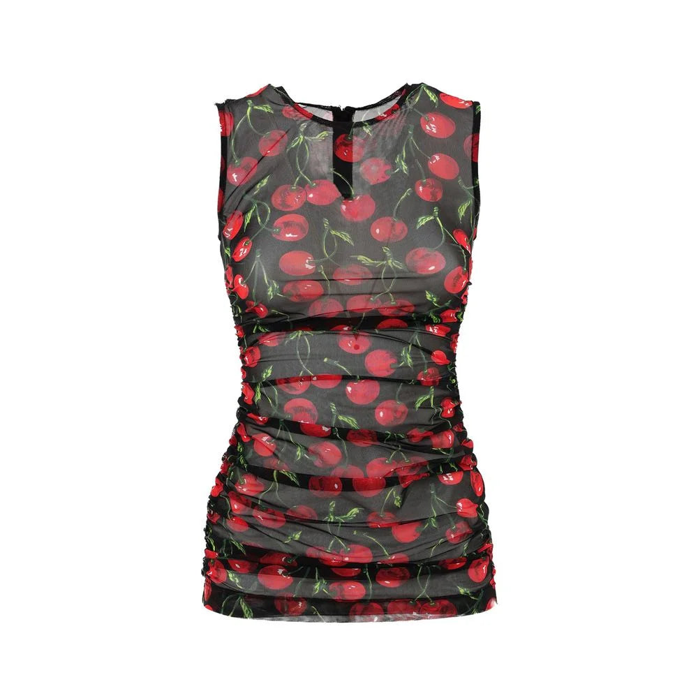 Dolce & Gabbana Bicolor Polyamide Shortsleeve Shirt - IT40|S