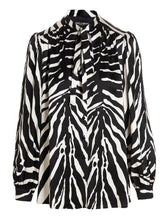 Dolce & Gabbana Bicolor Silk Blouse