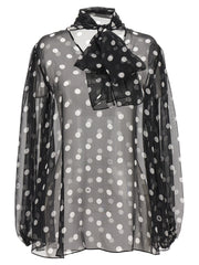 Dolce & Gabbana Bicolor Silk Blouse - IT42