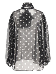 Dolce & Gabbana Bicolor Silk Blouse - IT42