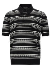 Dolce & Gabbana Bicolor Silk Polo Shirt - XXL