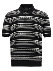 Dolce & Gabbana Bicolor Silk Polo Shirt - XXL