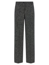 Dolce & Gabbana Bicolor Virgin Wool Casual Pants