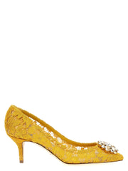 Dolce & Gabbana Bicolor Viscose Mid Heel Pumps - EU36/US6