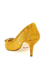 Dolce & Gabbana Bicolor Viscose Mid Heel Pumps - EU36/US6