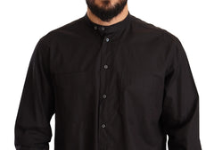 Dolce & Gabbana Black 100% Cotton Formal Dress Top Shirt - IT38 | XS - Shirts