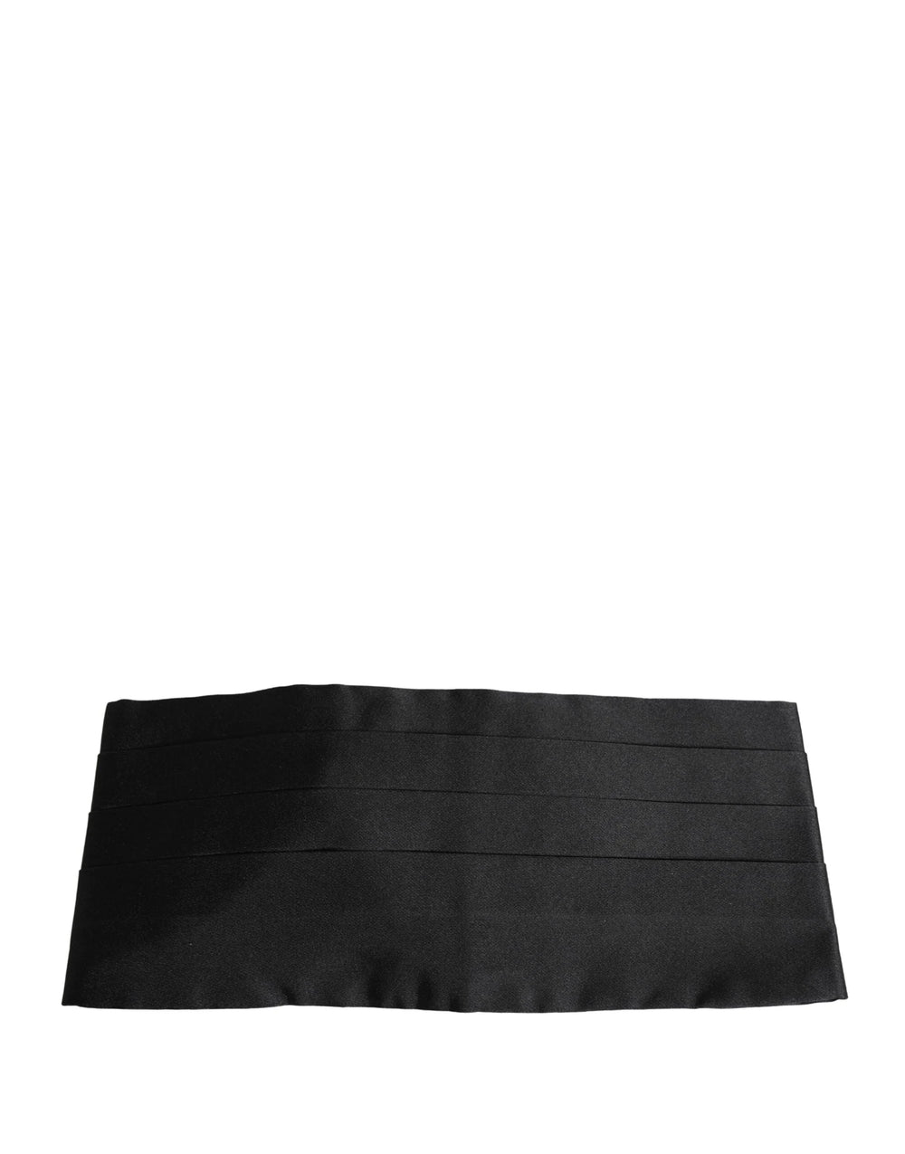 Dolce & Gabbana Black 100% Silk Wide Belt Waist Cummerbund - IT54 | XXL