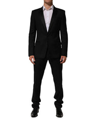 Dolce & Gabbana Black 2 Buttons Jacket Formal 2 Piece Suit - IT50 | L