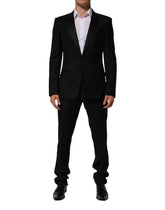 Dolce & Gabbana Black 2 Buttons Jacket Formal 2 Piece Suit - IT50 | L