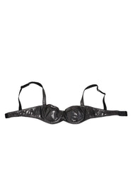 Dolce & Gabbana Black Acetate Stretch Balconette Bra Underwear - IT2 | S - Bras