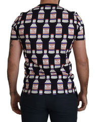 Dolce & Gabbana Black Bacio Di Venere Cotton Crew T-shirt - T-Shirts