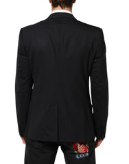 Dolce & Gabbana Black Bee MARTINI 2 Button Men Suit Blazer - IT52 | XL - Sport Jackets