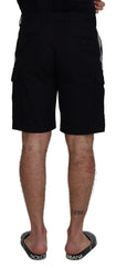 Dolce & Gabbana Black Bermuda Cargo Casual Shorts - IT48 | M - Cargo Shorts
