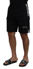 Dolce & Gabbana Black Bermuda Cargo Casual Shorts - IT48 | M - Cargo Shorts