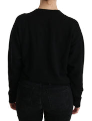 Dolce & Gabbana Black Button Embellished Cardigan Sweater - IT40|S - Cardigans