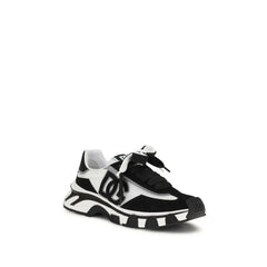 Dolce & Gabbana Svarta sneakers i kalvskinn Bos Taurus