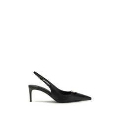 Escarpins à talons hauts en cuir de veau noir Bos Taurus Dolce & Gabbana - EU36.5/US6.5