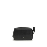 Dolce & Gabbana Black Calf Leather Bos Taurus Other Accessories - Makeup Bags