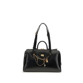 Dolce & Gabbana Black Calf Leather Bos Taurus Shoulder Bag