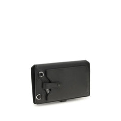 Dolce & Gabbana Black Calf Leather Bos Taurus Shoulder Bag