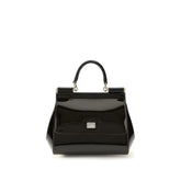 Dolce & Gabbana Black Calf Leather Bos Taurus Shoulder Bag