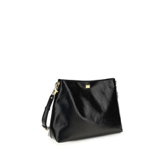 Sac bandoulière en veau noir Bos Taurus Dolce & Gabbana