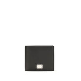 Dolce & Gabbana Black Calf Leather Bos Taurus Wallet
