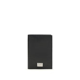 Dolce & Gabbana Black Calf Leather Bos Taurus Wallet