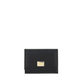 Dolce & Gabbana Black Calf Leather Bos Taurus Wallet - Wallets