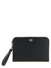 Dolce & Gabbana Black Calfskin Clutch Bag