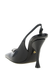 Dolce & Gabbana Black Calfskin High Heel Pumps