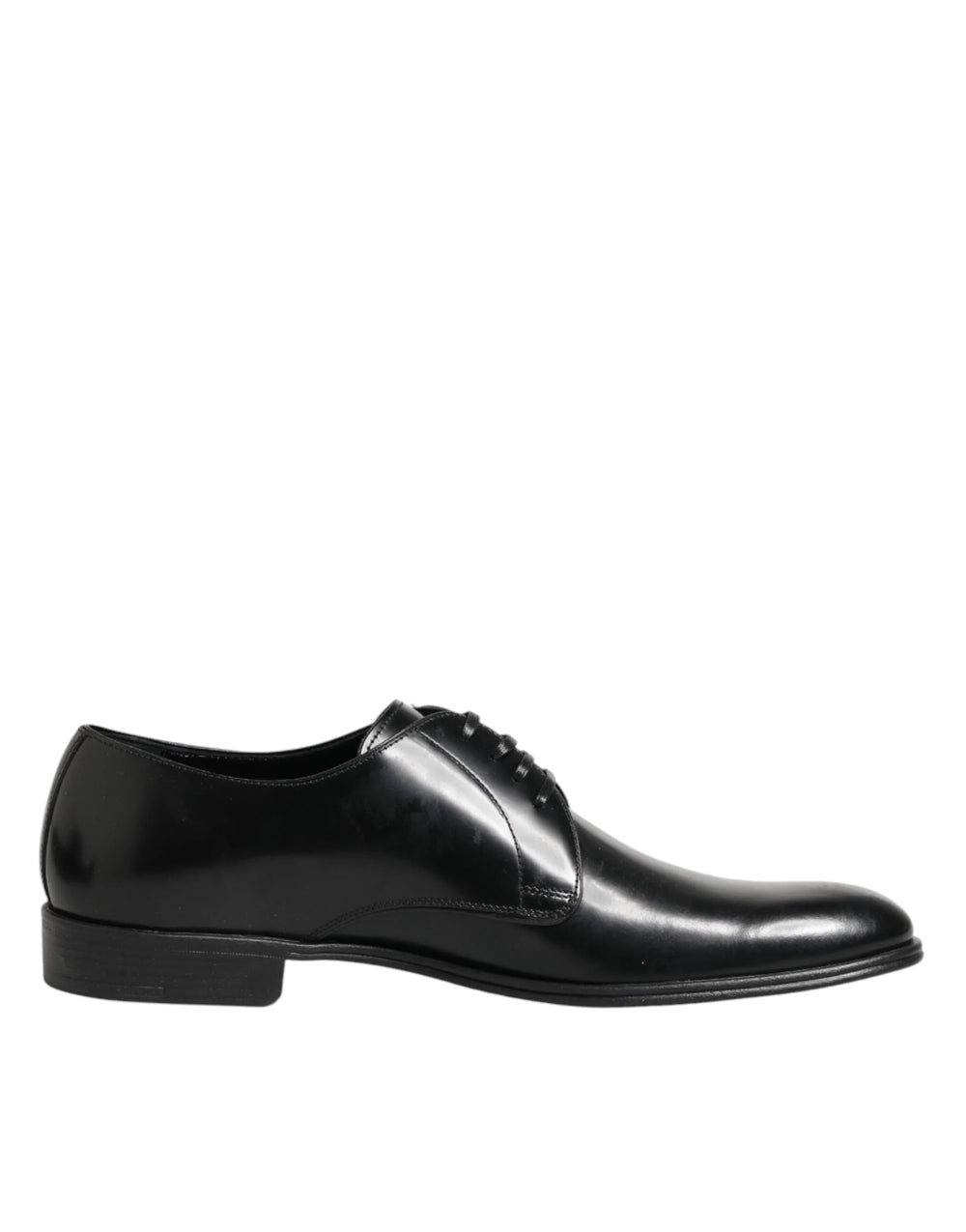 Dolce & Gabbana Black Calfskin Leather Derby Dress Shoes - EU41.5/US8.5