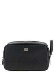 Dolce & Gabbana Black Calfskin Leather Wallet