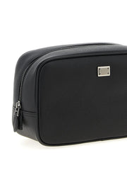 Dolce & Gabbana Black Calfskin Leather Wallet