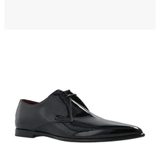 Dolce & Gabbana Black Calfskin Oxfords And Derbies - EU39/US6