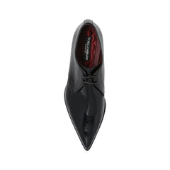 Dolce & Gabbana Black Calfskin Oxfords And Derbies - EU39/US6