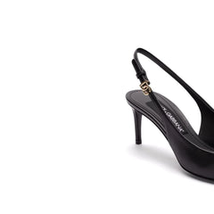 Dolce & Gabbana Black Calfskin Pumps - EU36.5/US6.5
