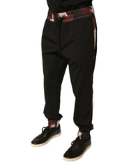 Dolce & Gabbana Black Camouflage Wool Jogger Sweatpants Pants - Joggers