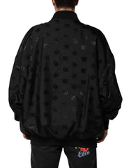 Dolce & Gabbana Black Cargo Windbraker Logo Mania Jacket - IT58 | 3XL - Windbreakers
