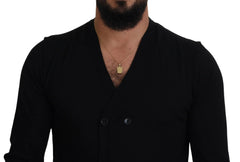 Dolce & Gabbana Black Cashmere Button Down Cardigan Sweater - IT50 | L - Cardigans