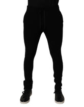 Dolce & Gabbana Black Cashmere Jogger Men Sweatpants Pants - IT48 | M - Joggers