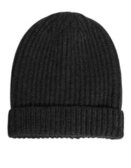 Dolce & Gabbana Black Cashmere Knitted Beanie Men Capello Hat - Beanies