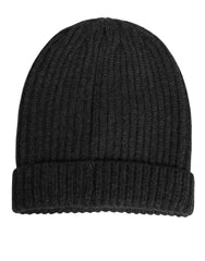 Dolce & Gabbana Black Cashmere Knitted Beanie Men Capello Hat - Beanies