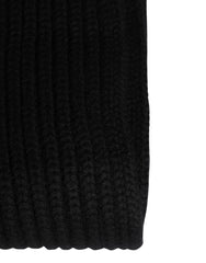 Dolce & Gabbana Black Cashmere Knitted Men Neck Warmer One Size Scarf - Scarves & Shawls